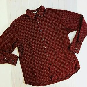 J. Crew holiday button up